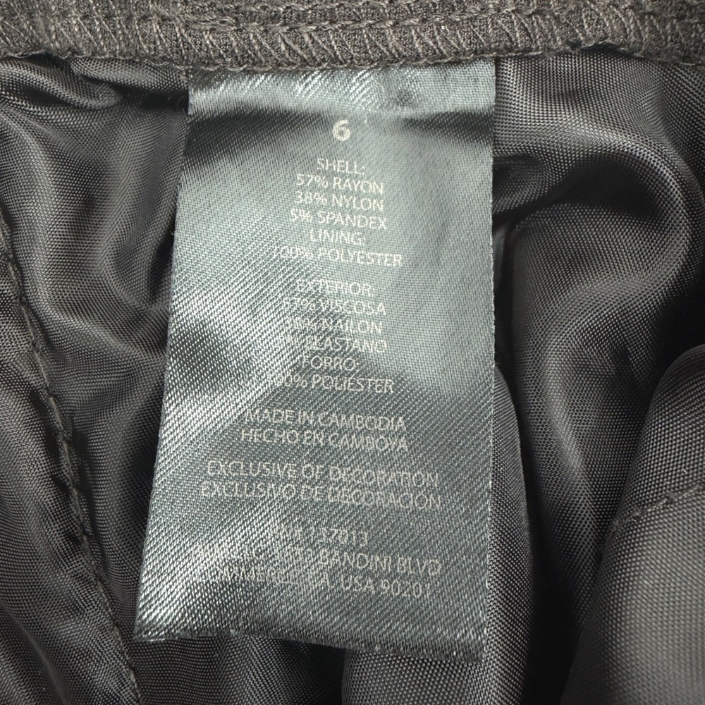 Banana Republic Pants Womens 6 Dark Brown Sloan Slim Fit Stretch Modern 29x26 - Picture 7 of 12